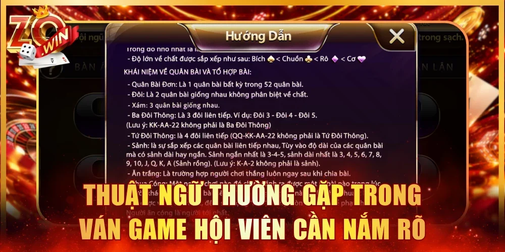 Thuật ngữ thường gặp trong ván game hội viên cần nắm rõ